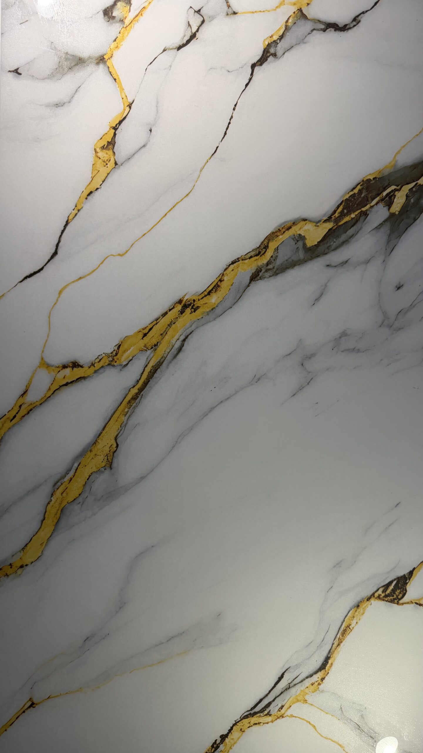 Gresie portelanata Rectificata Nency Gold Lucios 60x120cm
