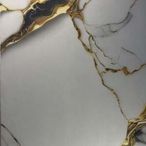 Gresie portelanata Rectificata Onyx Waves Gold Lucios 60x120cm